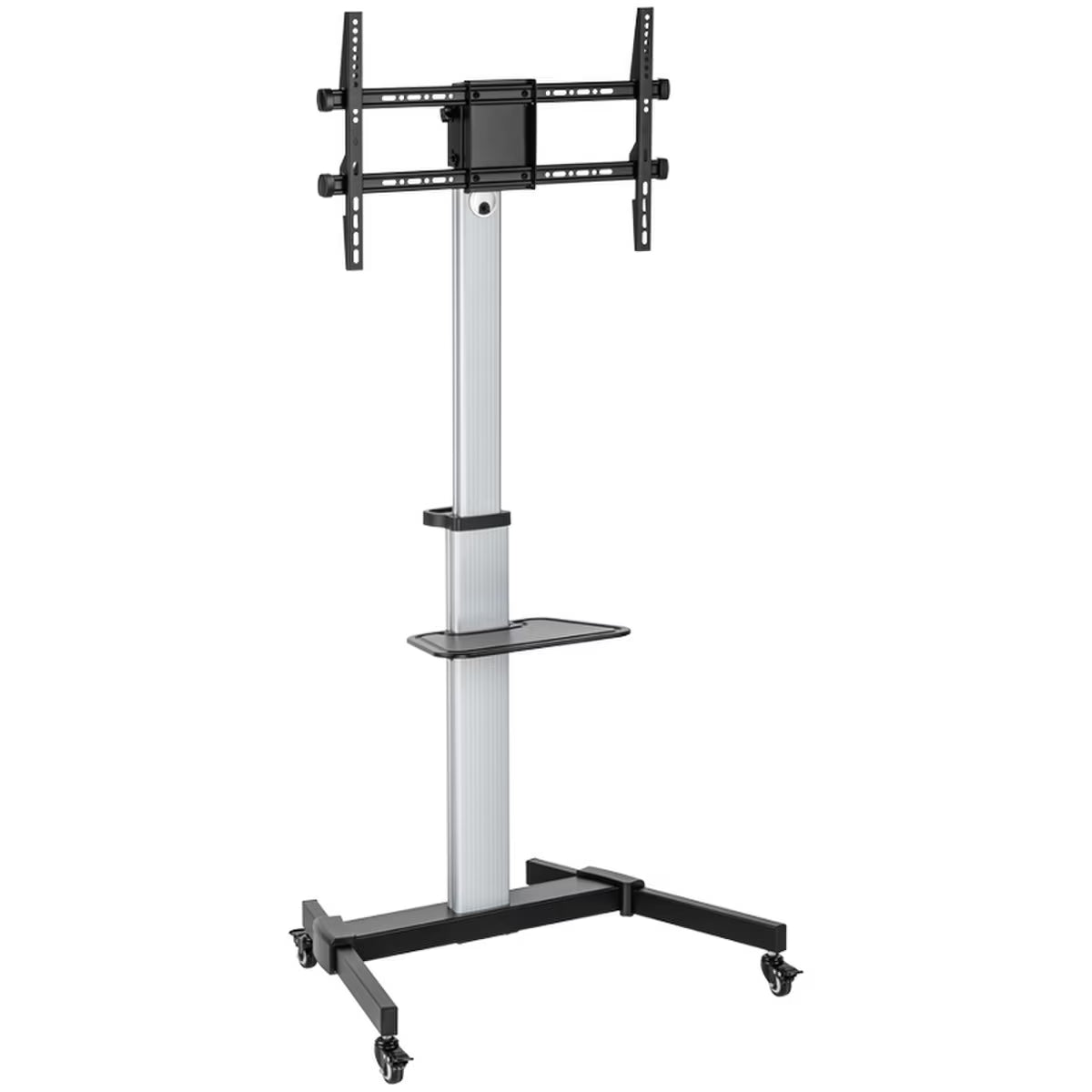 37" - 86" Portrait/Landscape Height Adjustable Aluminium Wheeled Cart