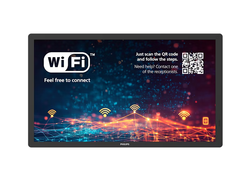 Philips 25" Tableaux Android 11 E-Paper Digital Signage Display