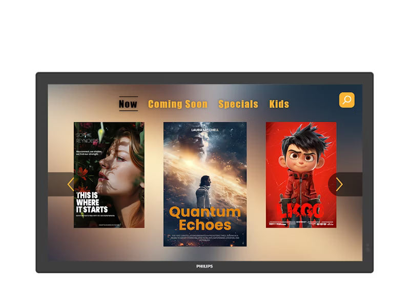 Philips 24" T-Line Android 13 PCAP 10-Touch Interactive Display