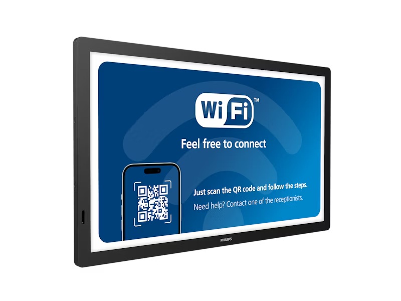 Philips 25" Tableaux Android 11 E-Paper Digital Signage Display