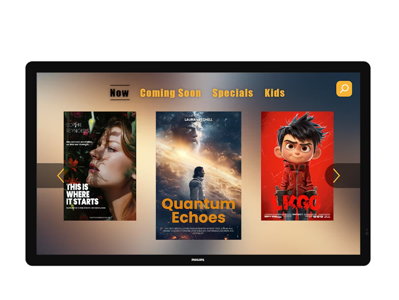 Philips 32" T-Line Android 13 PCAP 10-Touch Interactive Display