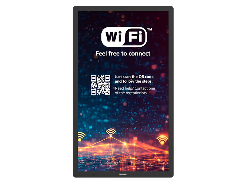 Philips 25" Tableaux Android 11 E-Paper Digital Signage Display