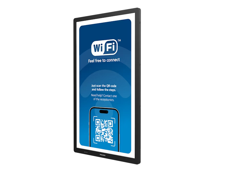 Philips 25" Tableaux Android 11 E-Paper Digital Signage Display