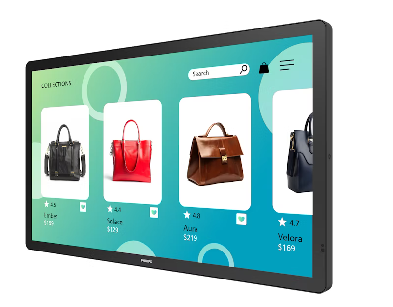 Philips 32" T-Line Android 13 PCAP 10-Touch Interactive Display