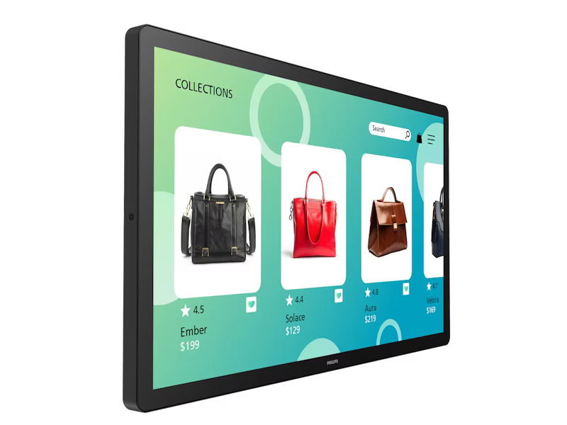 Philips 32" T-Line Android 13 PCAP 10-Touch Interactive Display