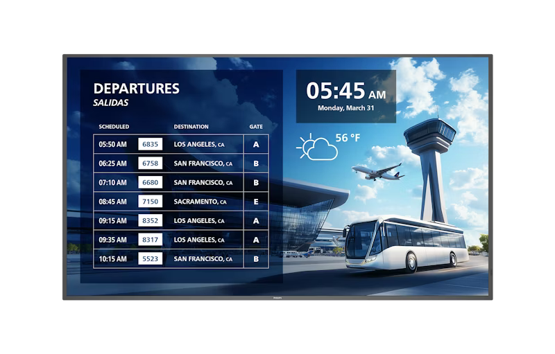 Philips 65" P-Line Non-Android Digital Signage Display