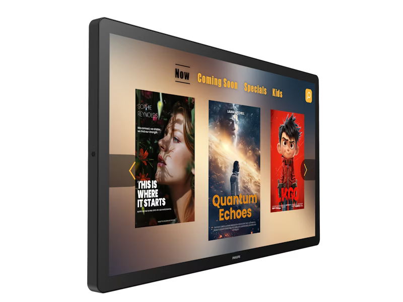 Philips 32" T-Line Android 13 PCAP 10-Touch Interactive Display