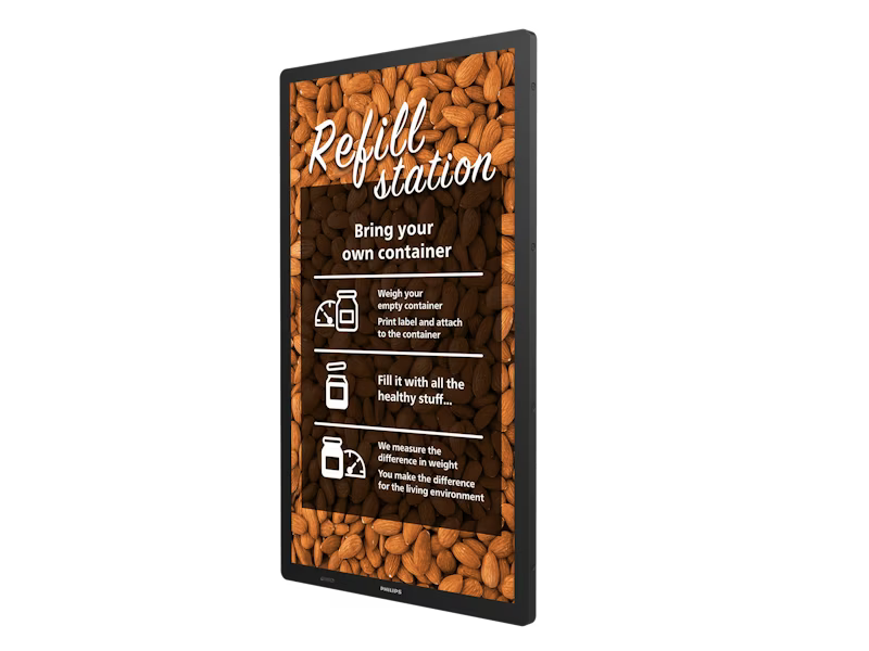 Philips 25" Tableaux Android 11 E-Paper Digital Signage Display