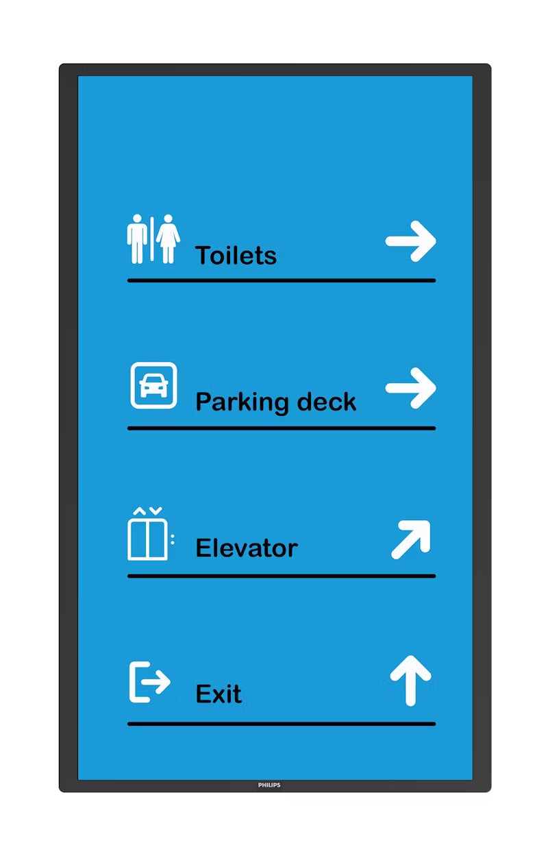 Philips 32" Tableaux Android 13 E-Paper Digital Signage Display