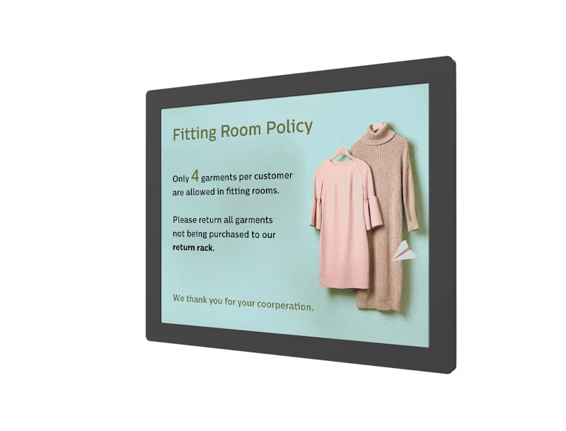 Philips 13" Tableaux Android 11 E-Paper Digital Signage Display
