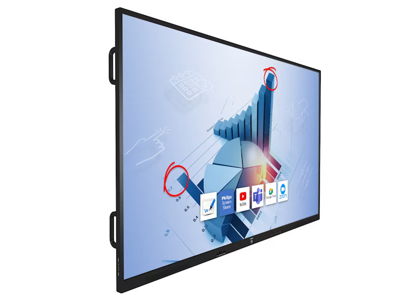 Philips 86" E-Line Android 13 Infrared 40-Touch Interactive Education Display