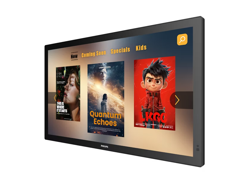 Philips 24" T-Line Android 13 PCAP 10-Touch Interactive Display