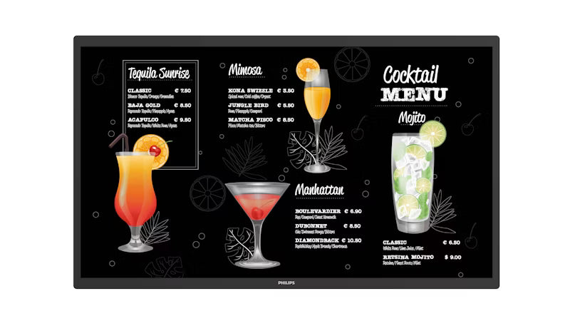 Philips 32" Tableaux Android 13 E-Paper Digital Signage Display
