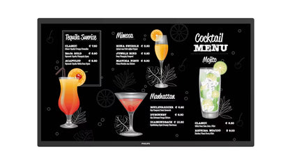 Philips 32" Tableaux Android 13 E-Paper Digital Signage Display