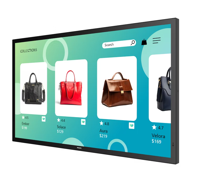 Philips 43" T-Line Android 13 PCAP 10-Touch Interactive Display